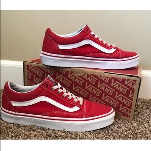 Old skool vans *red*